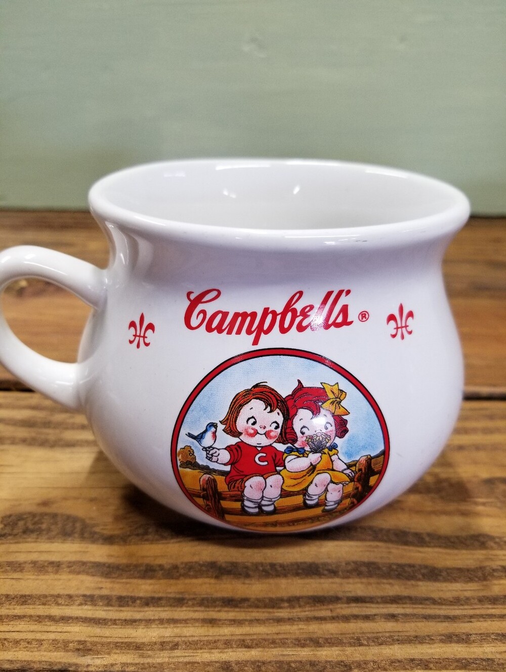 Vintage 2000 Campbells Soup Mug Houston Harvest Bowl